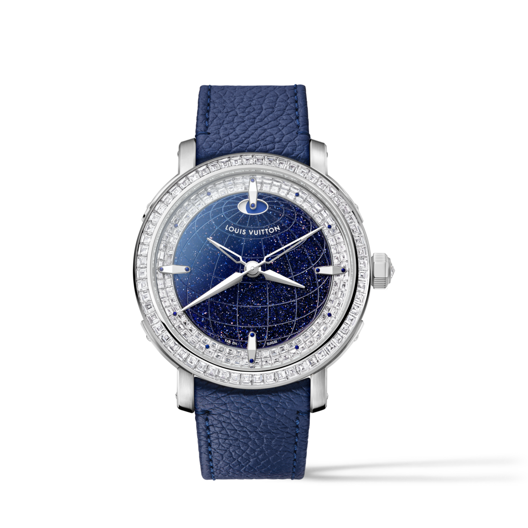Louis Vuitton Escale Twin Zone, Automatic, 41mm, Platinum and